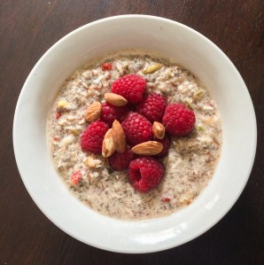 Paleo Muesli topped w/ berries