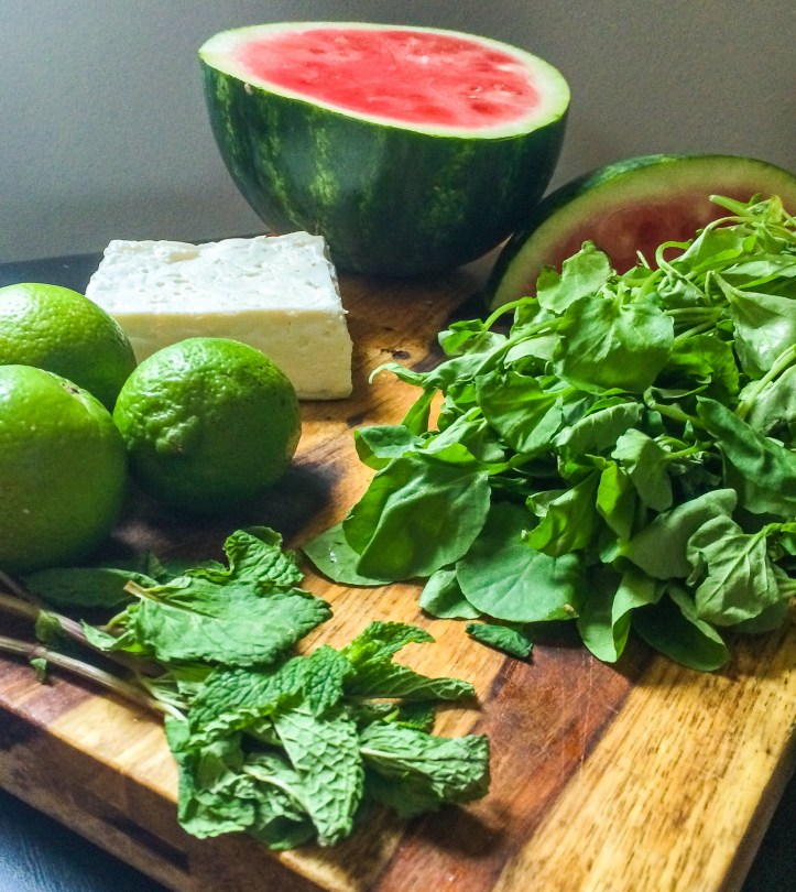 Watermelon Salad Ingredients