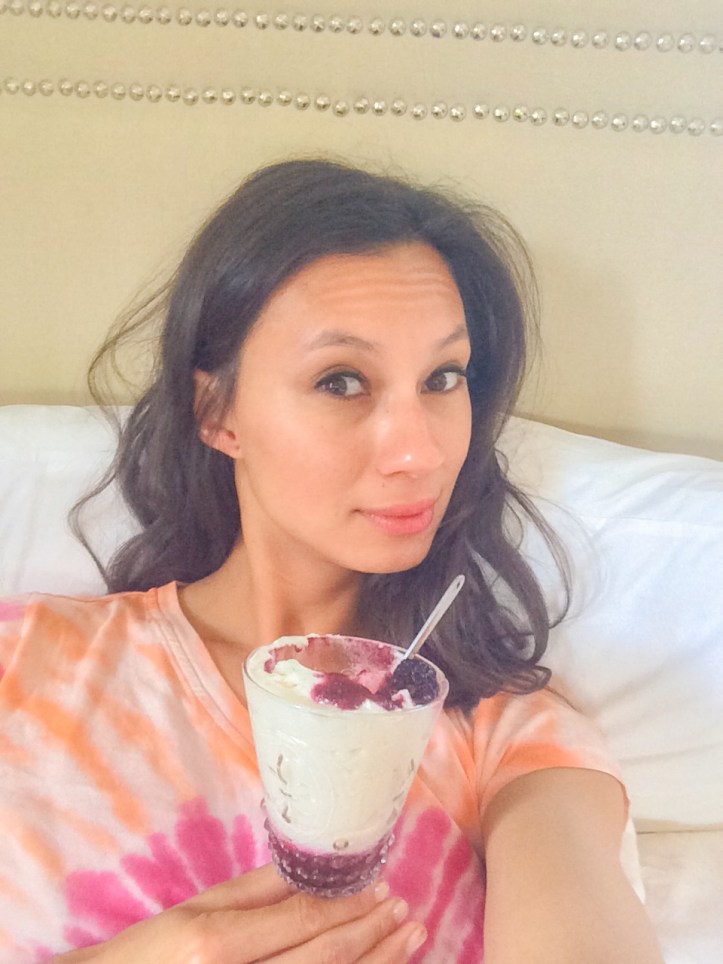 Dessert for breakfast? Why not? It's made of fruit and eggs. 