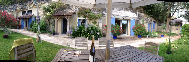 Airbnb hooked us up with a private room at this SUPER NEAT troglodyte home. Our host, Daniéle, was a dear who greeted us with wine and prepared a fantastic French breakfast each morning. 