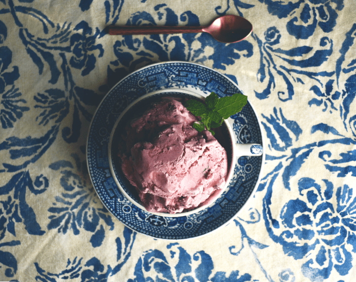 Coconut Cherry Lime Vegan Ice Cream Recipe - The Model Well Fed